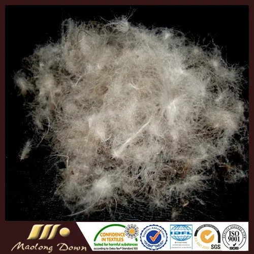Лучший материал мыть серый гусиный пух 80% для пуховик и пуховик