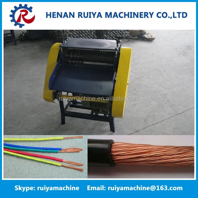 Good feedback scrap wire peeling machine, scrap wire stripping equipment, cable stripper machine