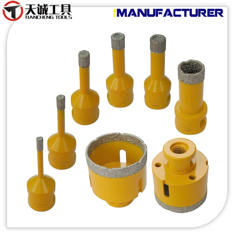 M14 High Quality Vacuum Brazed Diamond Core Drill Bit