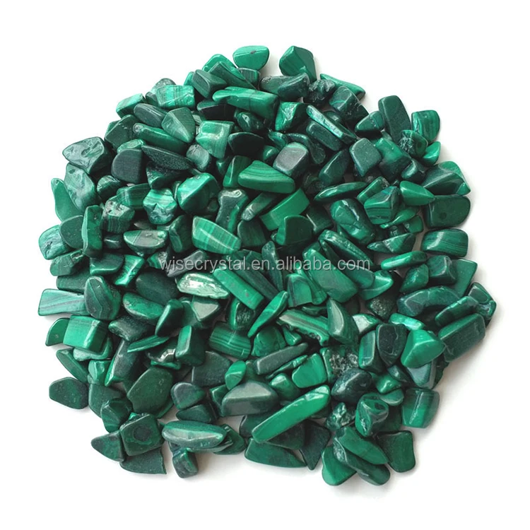 
Chakra stone crystal healing malachite polished Tumbled Gravel stone 