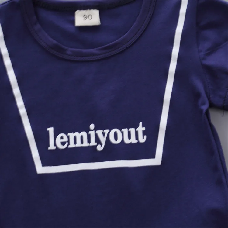 
Summer cotton boy T Shirts short sleeve Casual kid boy clothing set 