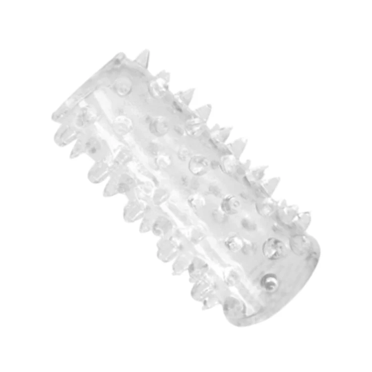 Newest Adult Transparent Crystal Penis Sheaths Cock Ring Sleeve Condom Male Sex Product