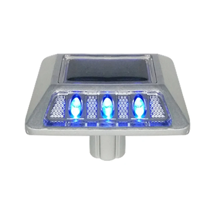Aluminium Flashing Solar Road Stud Circular Solar Pavement Marker