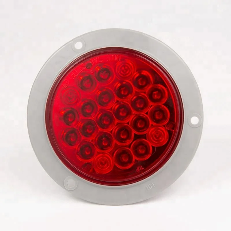 
4 Inch Round Grommet Mount LED Lights Stop Turn Tail Lights 
