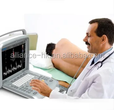 Chison Q9 Portable 4D Color Doppler Ultrasound USG 15inch High resolution color LCD