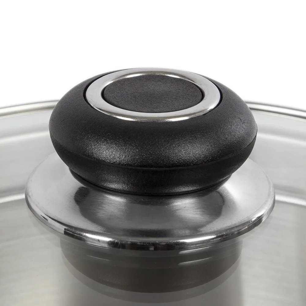 QANA Factory Wholesale OEM 8pcs Stainless Pan Set Kitchen induction cookware cooking pot and pan non stick kitchenware Utensils