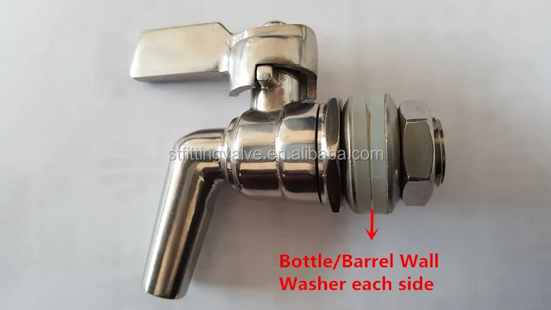 Stainless Steel 304 polished finish beer bottle tap