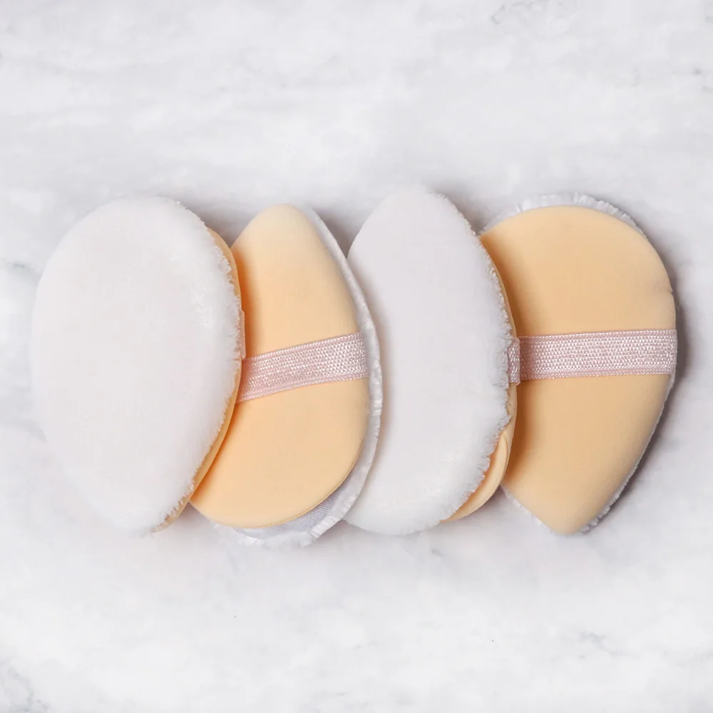 New Design makeup powder puff  double sides makeup sponge cotton puff latex free sponge for power puff makeup applicator