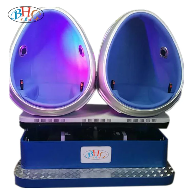 Новая технология, симулятор видеоигр, кинотеатр 9d с двойным Стулом в форме яйца