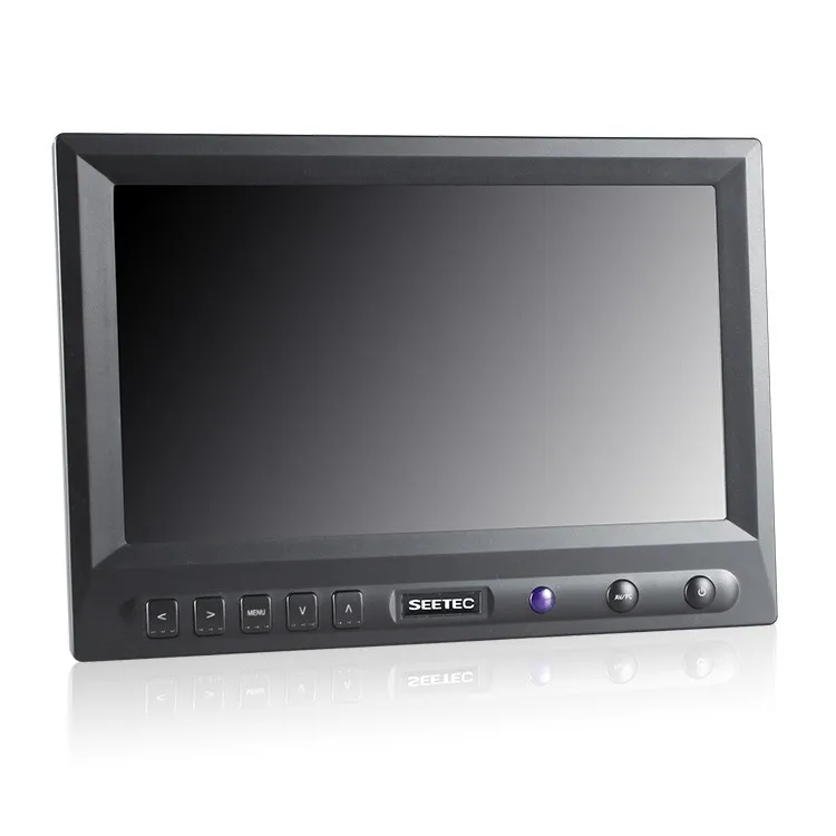 
Stand bracket mounting high brightness 450cd/m2 4-wire resistive touch 8 inch car pc display 