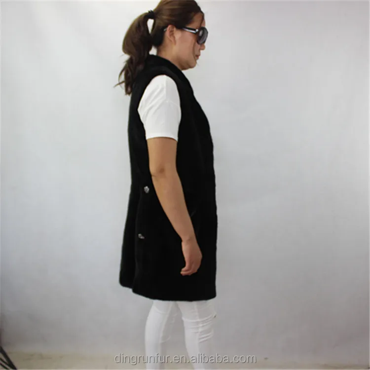 
high quality nature mink fur waistcoat real fur vest 