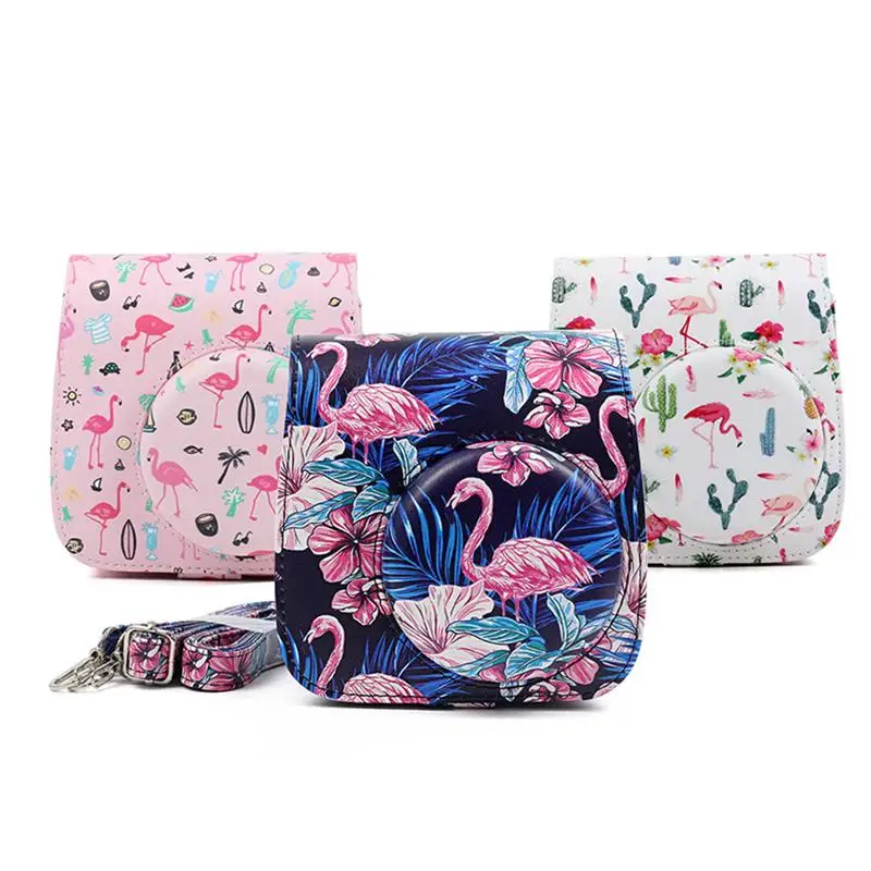 
Hot sale Mini film instant leather Case Travel Camera bag for fujifilm instax mini 8 camera 