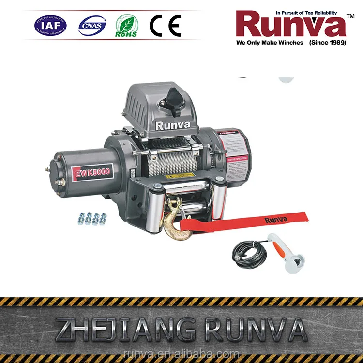 Runva Заводская распродажа CE сертификация Self-замок торможение Электрический трос лебедки
