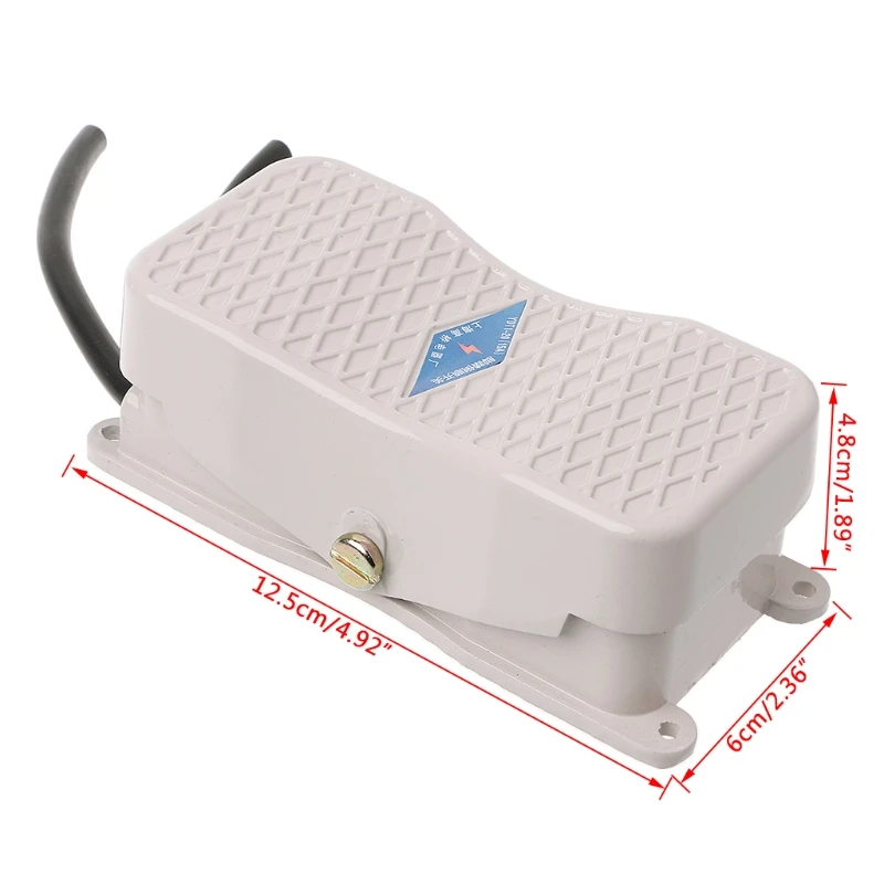 
AC250V Foot Switch Pedal Power Controller Reversing Switch with Double Head Line 