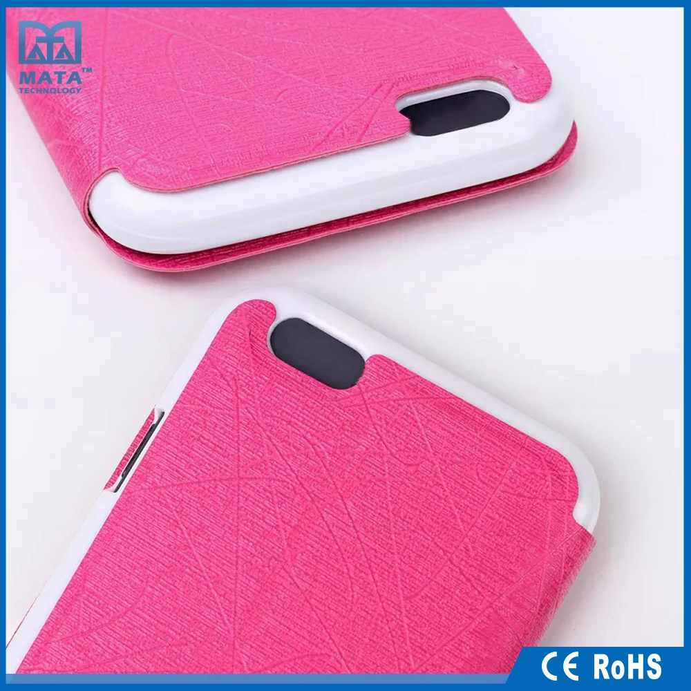 OEM Раздвижные Конструкции Смарт PU Кожаный Чехол для iPhone 6