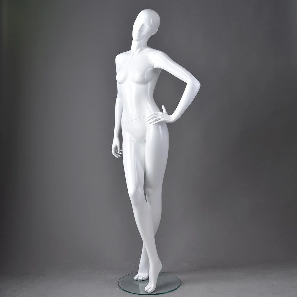 ArtWing Wholesale lifelike fiberglass mannequin standing full size manikin female