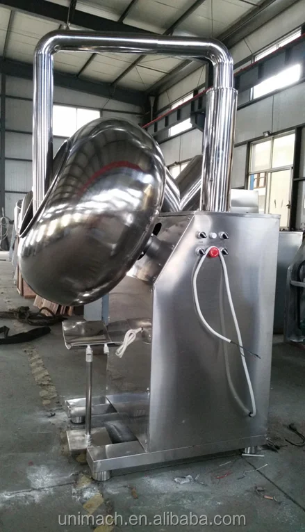Medicine powder almond  nuts and peanut sugar coating machine is high-quality tablet coating machine in China