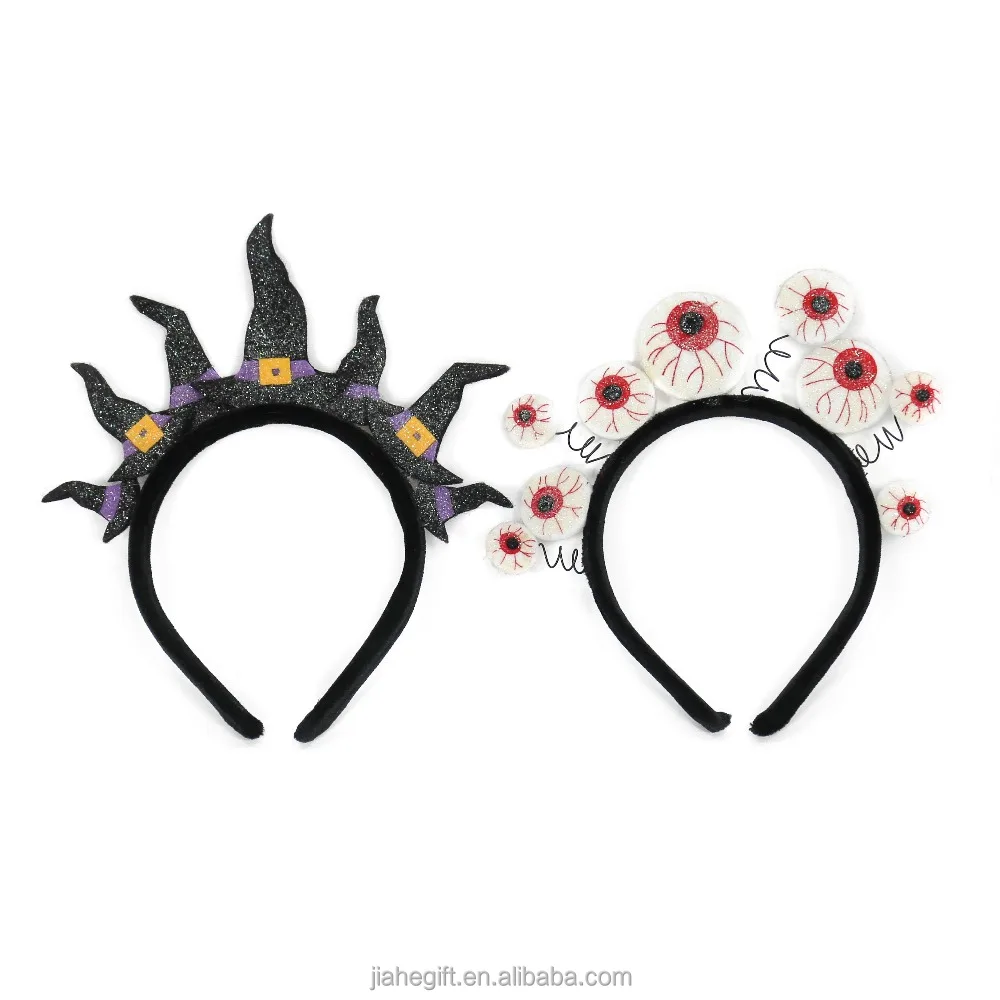 China supplier Halloween party decoration glitter headband