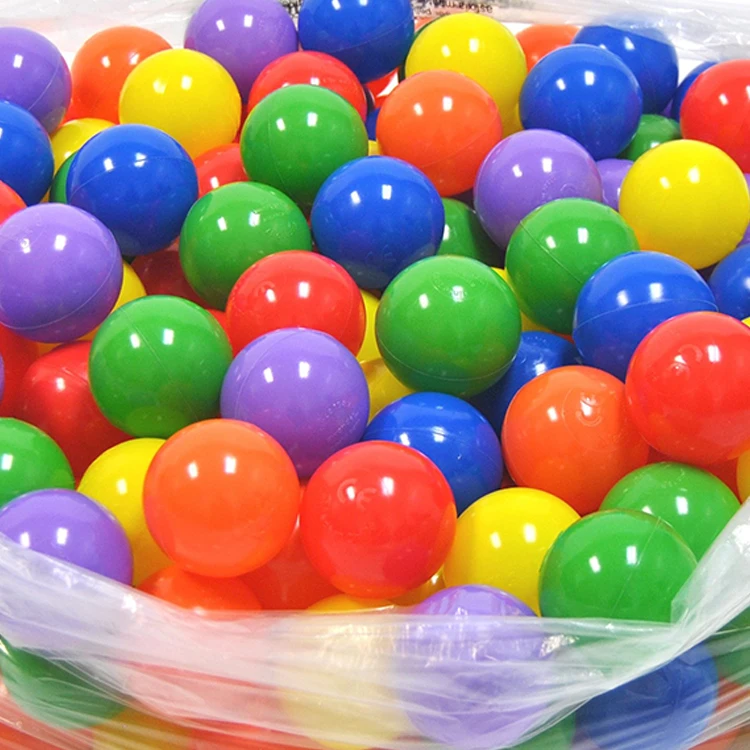 Wholesale Multi-coloured funny soft ocean baby toy ball kids plastic pit balls