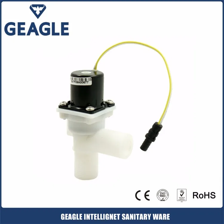 6V Auto Induction Electric Water Control Solenoid Toilet Flush Valve