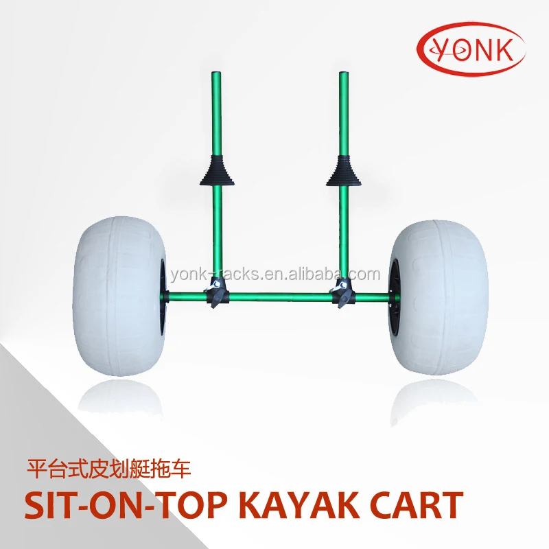 boat transport, boat trailer with inflatable PU beach wheels