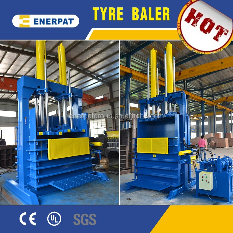Used Car Tire Baler/Baling Press Machine with CE