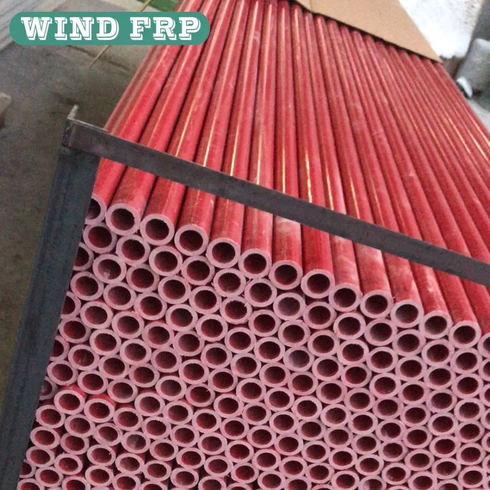 High strength anti-corresion high quality pultruded fiberglass round tube