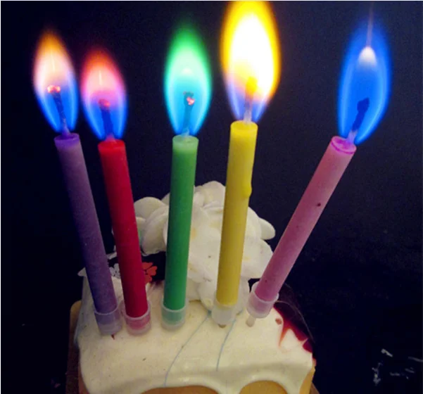 
Sell cakes product color flame birthday candles and festival party color flame candles 