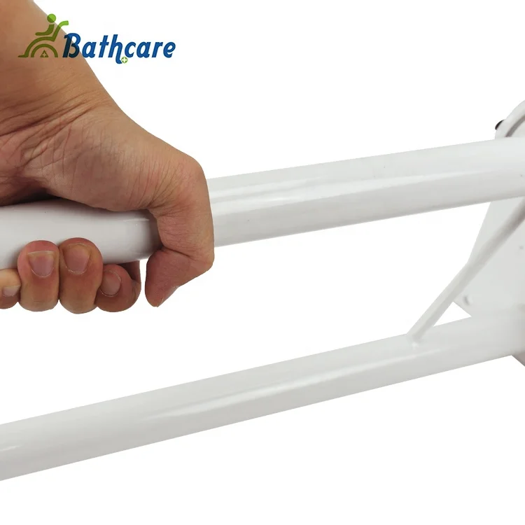 Handicap Toilet adjustable Grab Bars SC6060 Bathroom Disabled Folding Home or Hospital Bathroom Steel Powder Coated