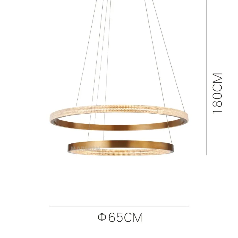 MARSDEN modern fashion led ring customized pendant lamp lightning lamps pendants chandeliers