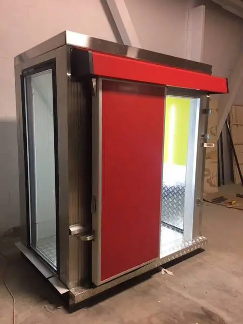 Cold Room Freezer Walk Refrigerator Aluminium Manual Automatic Full Half Buried Double Hinged Swing Sliding Door Manufacturer