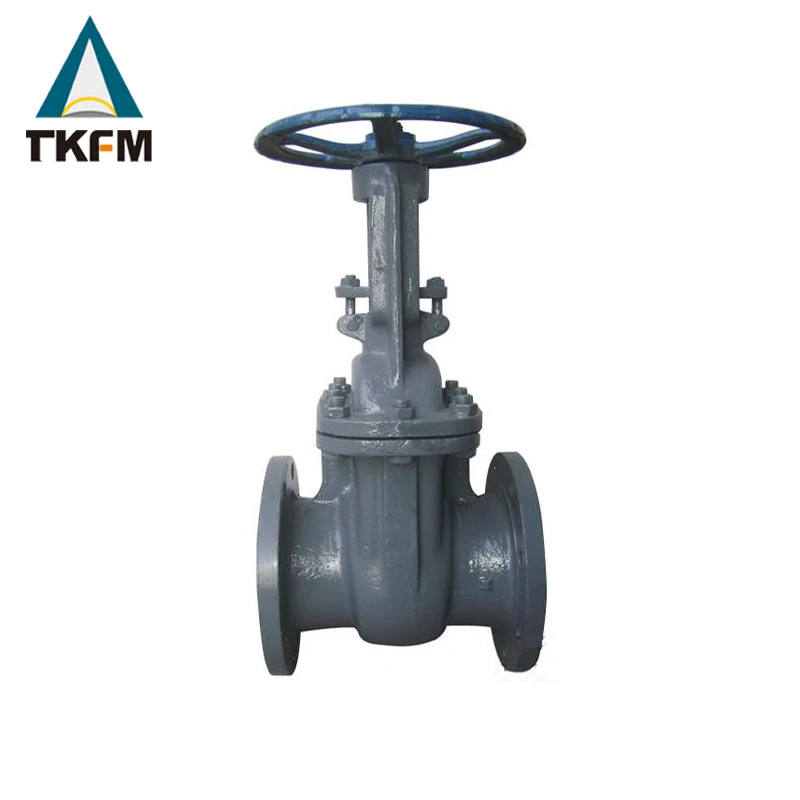 Sludge extension spindle double rubber wedge disc non-rising stem vanne hand wheel gate valve dn 100