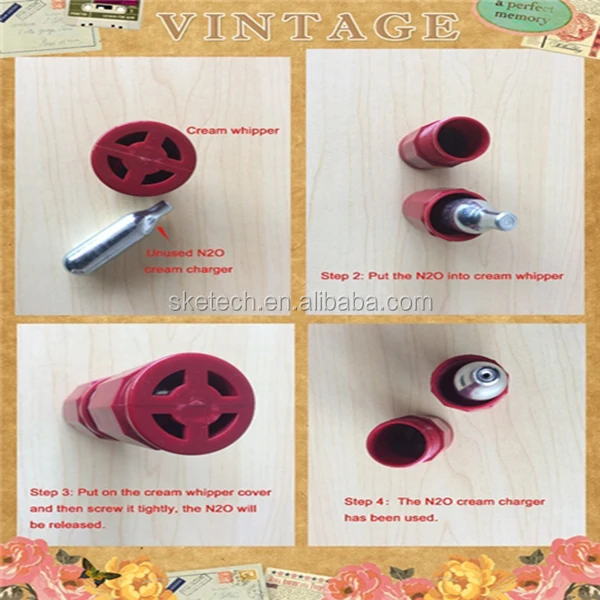 Wholesale plastic cream whipper nitrous oxide charger cracker