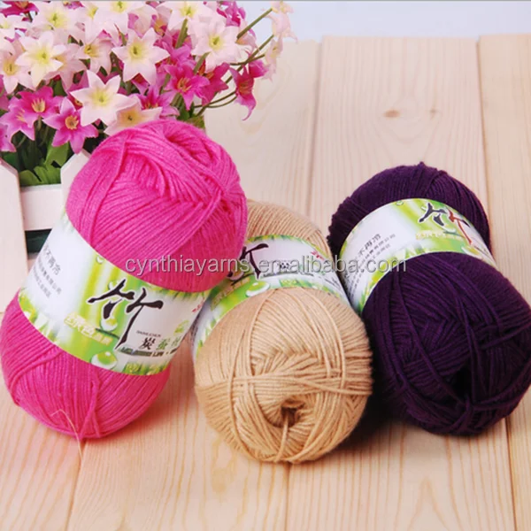 China Factory Needle Brand Knitting Yarn Bamboo Cotton Yarn