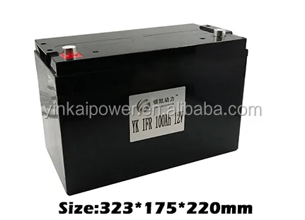 LiFePO4 Батареи 12 В 100Ah с PCM для Хранения Солнечной Энергии Батареи, заменить SLA в 2000 раза больше жизни