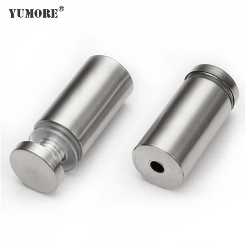 Construction material iron stainless steel standoffs anodized sign ss316 glass standoff