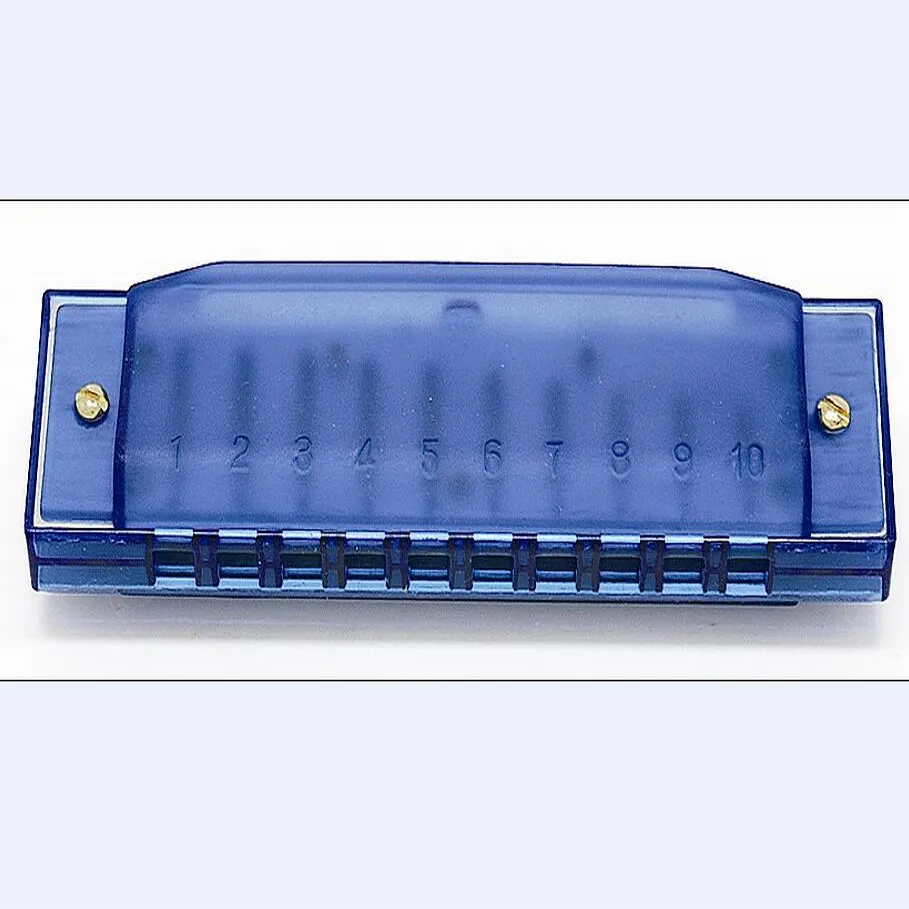 
BEE DF10A-3 10 holes PP cover plastic toy harmonica 