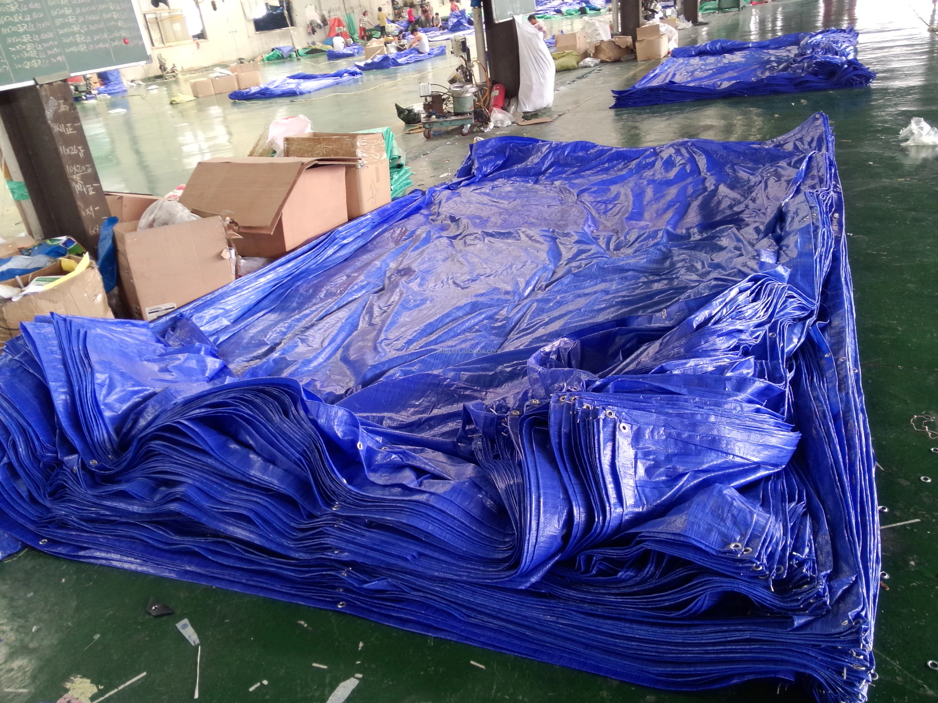 Factory High Strength Waterproof Fabric Hdpe Coated Pe Tarpaulin For Cover