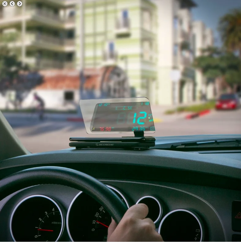 
2020 New HUD OBD2 Car Heads Up Display gps dual mode speedometer hud over speed alarm obd2 car gps hud display 