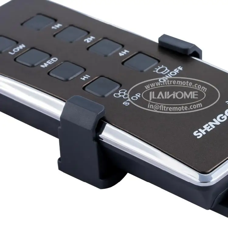Умный черный пульт дистанционного управления для потолочного вентилятора