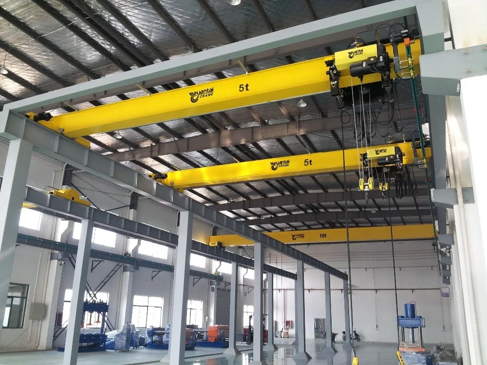 10 ton 5t European single girder overhead cranes for sale