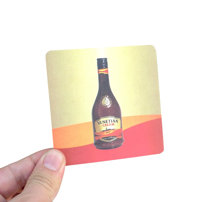  Promotional new hotel absorbent tissue paper coffee / beer coaster