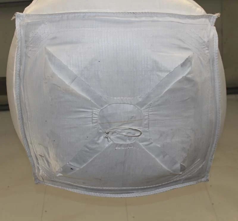 High quality bottom fully open FIBC big bag packing for grain and other agricultural products fast unloading safety factor 5:1