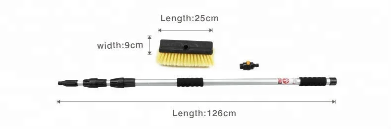 Newest Design Aluminium Telescopic Master Water Fed Car Brush