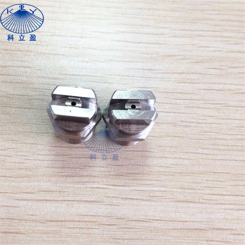 Stainless steel high pressure flat spray nozzle