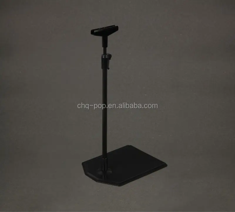 black display stand on the table