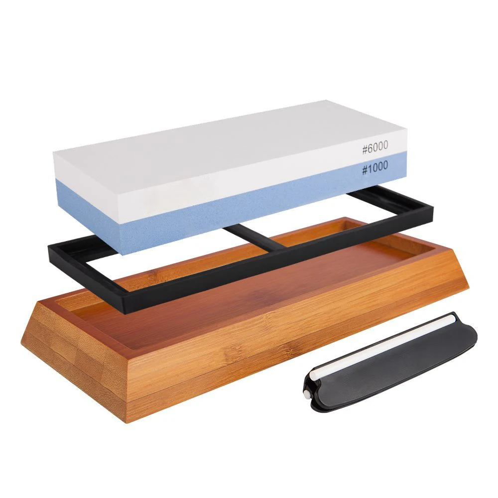 
Durable Grind Whetstone Kitchen Knife Sharpener 