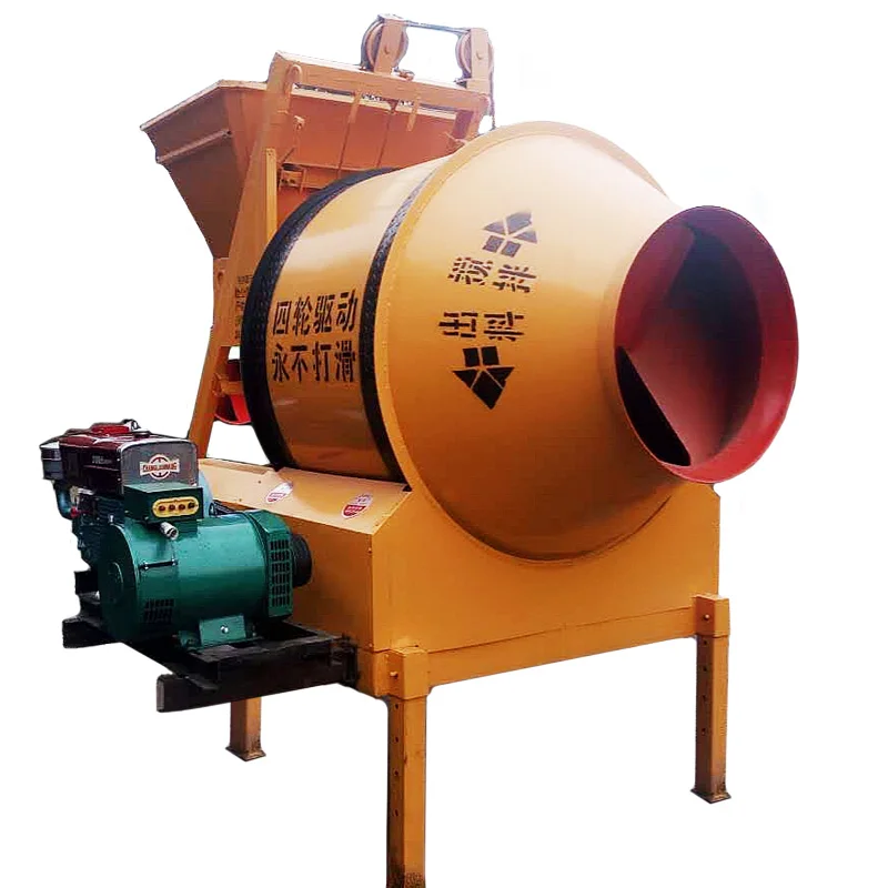 New types of portable mini cement mixer JZM350 small mobile concrete mixer for sale in dubai