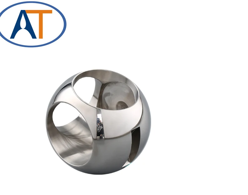 
Balls for alloy ball valves High quality best seller AT-TWB-03 T-shape three-way Ball Valve 