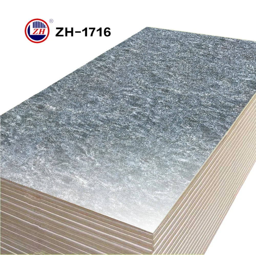 Ламинированная МДФ белая Мелани/глянцевая УФ мраморная доска с узором